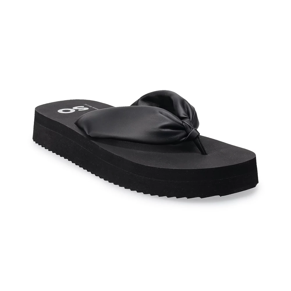 SO® Eva Women's Puffy Flip-Flop Sandals 6 SO® Eva Women's Puffy Flip-Flop Sandals - Image 4