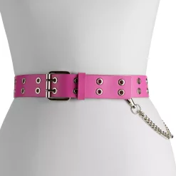 Women's SO® Grommet Belt with Removable Swag Chain 9 Women's SO® Grommet Belt with Removable Swag Chain -Cheap SO Store 5791787 Fuchsia