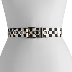 Women's SO® Skate Check Grommet Belt