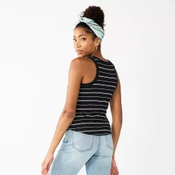 Juniors' SO® Ribbed High-Neck Tank -Cheap SO Store 5799507 ALT