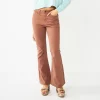Juniors' SO® Constructed Flare Pant 2 Juniors' SO® Constructed Flare Pant -Cheap SO Store 5806061 Toasty Brown