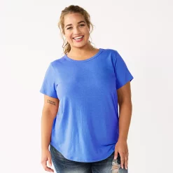 Juniors' SO® Short Sleeve Crew Neck Tee -Cheap SO Store 5812872 Peri Anenome