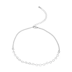 SO® Silver Tone Rhinestone Choker Set 9 SO® Silver Tone Rhinestone Choker Set -Cheap SO Store 5830570 ALT3