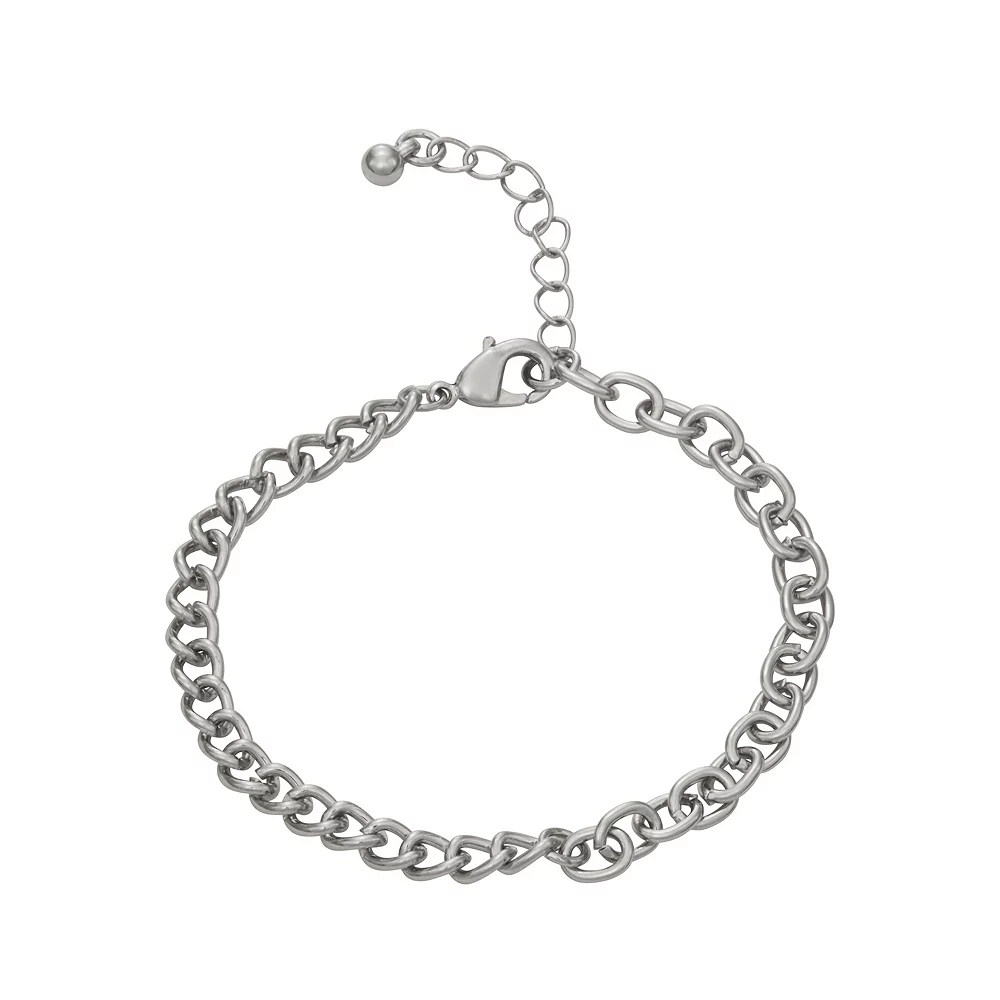 SO® Silver Tone Bracelet Set 5 SO® Silver Tone Bracelet Set - Image 3