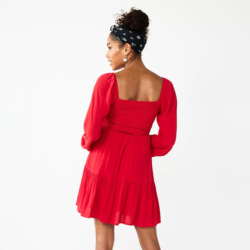 Juniors' SO® Bustier Bodice Tiered Dress 4 Juniors' SO® Bustier Bodice Tiered Dress - Image 2