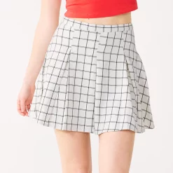 Juniors' SO® Pleated High-Rise Mini Skirt