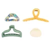 SO® Green and Orange Rubber Coated Claw Clip Set -Cheap SO Store 5897230