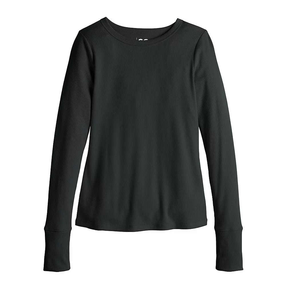 Juniors' SO® Slim Fit Long Sleeve Top 11 Juniors' SO® Slim Fit Long Sleeve Top - Image 9