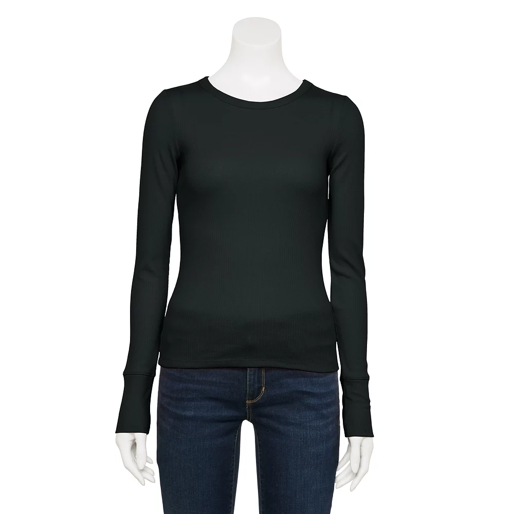 Juniors' SO® Slim Fit Long Sleeve Top 9 Juniors' SO® Slim Fit Long Sleeve Top - Image 7