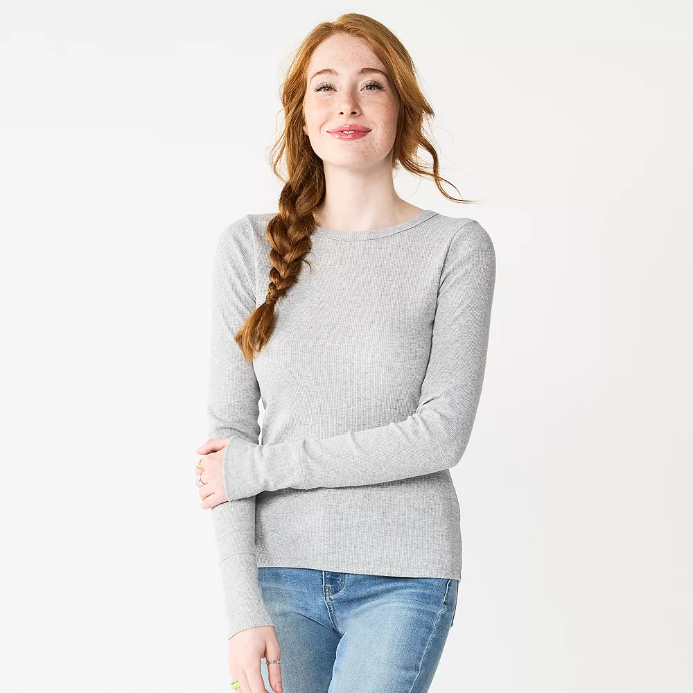 Juniors' SO® Slim Fit Long Sleeve Top 6 Juniors' SO® Slim Fit Long Sleeve Top - Image 4