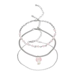 SO® Beads and Mushroom Anklet Set