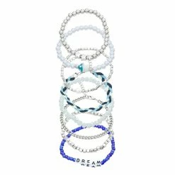 SO® Silver Tone Star and Mushroom Bracelet Set