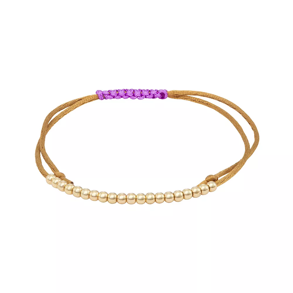 SO® Gold Tone Mixed Media Enamel Bracelet Set 5 SO® Gold Tone Mixed Media Enamel Bracelet Set - Image 3