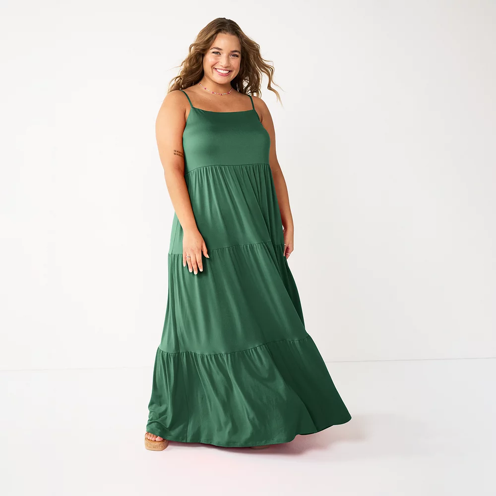 Juniors' Plus Size SO® Tiered Maxi Dress 5 Juniors' Plus Size SO® Tiered Maxi Dress - Image 3