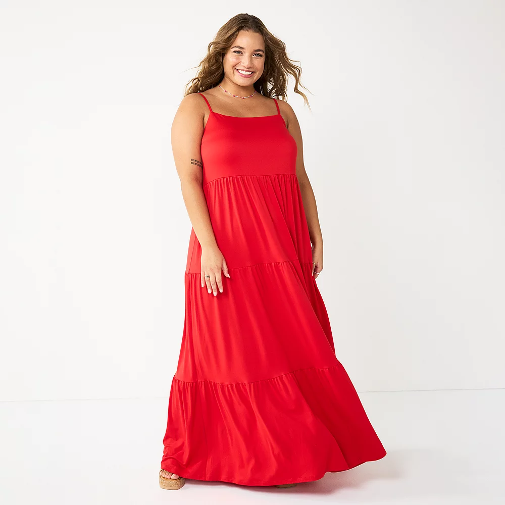 Juniors' Plus Size SO® Tiered Maxi Dress 7 Juniors' Plus Size SO® Tiered Maxi Dress - Image 5