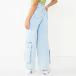 Juniors' SO® Slouchy High-Rise Jean Cargo Pants 5 Juniors' SO® Slouchy High-Rise Jean Cargo Pants -Cheap SO Store 5945924 ALT
