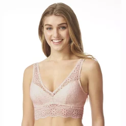 Juniors' SO® Lace Plunge Bralette SO51-030 -Cheap SO Store 6000275 Woodrose
