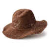 Women's SO® Straw Cowboy Hat -Cheap SO Store 6012960 Brown