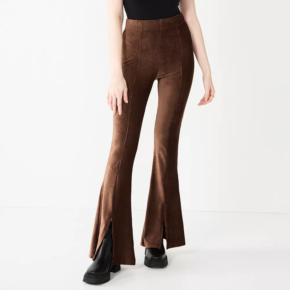 Juniors' SO® High-Rise Pull on Flare Pants 4 Juniors' SO® High-Rise Pull on Flare Pants - Image 2